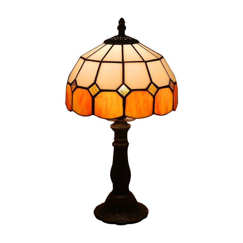 Amber Glow Table Lamp