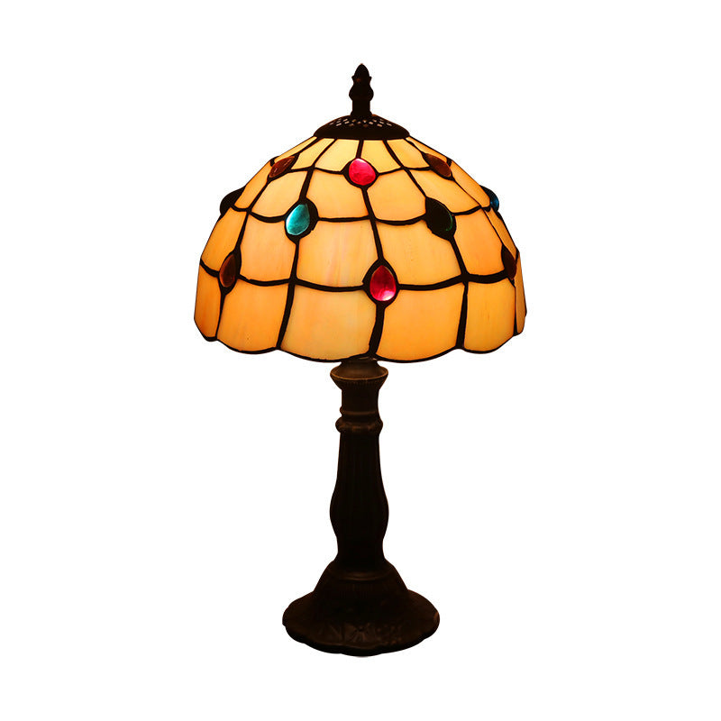 Amber Glow Table Lamp