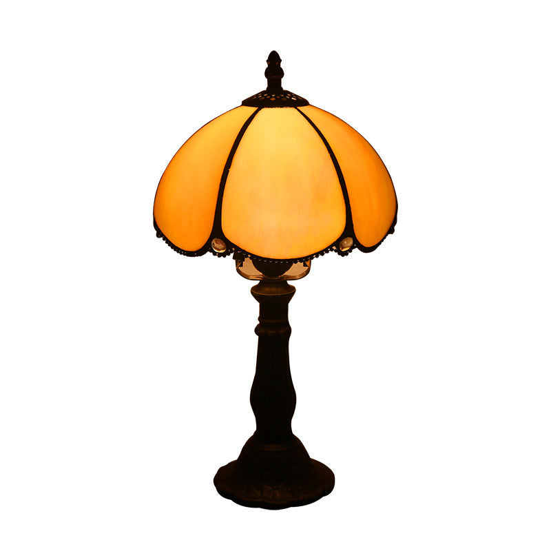 Amber Glow Table Lamp