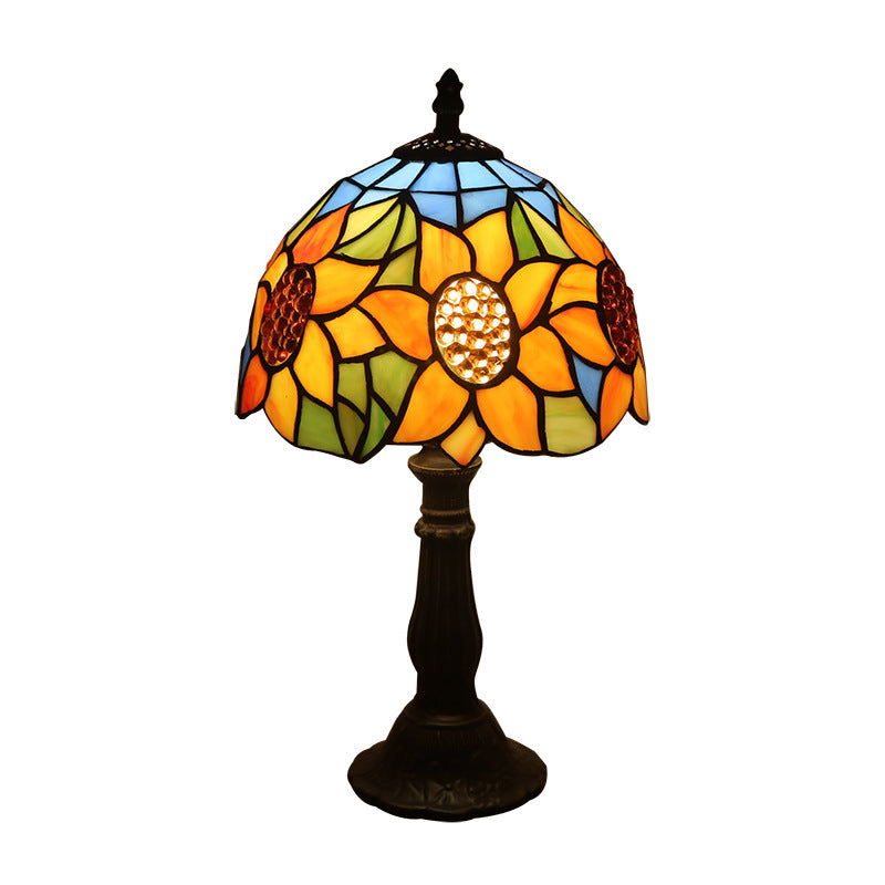 Amber Glow Table Lamp