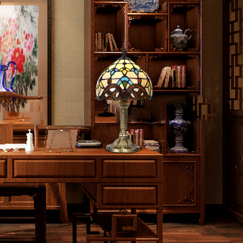 Amber Glow Table Lamp