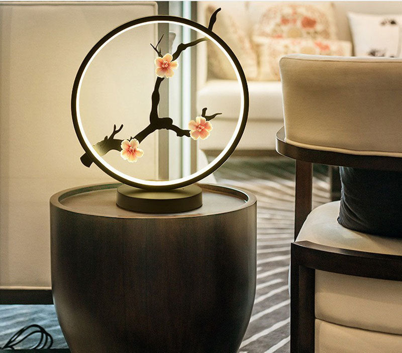 Ceramic table lamp LED