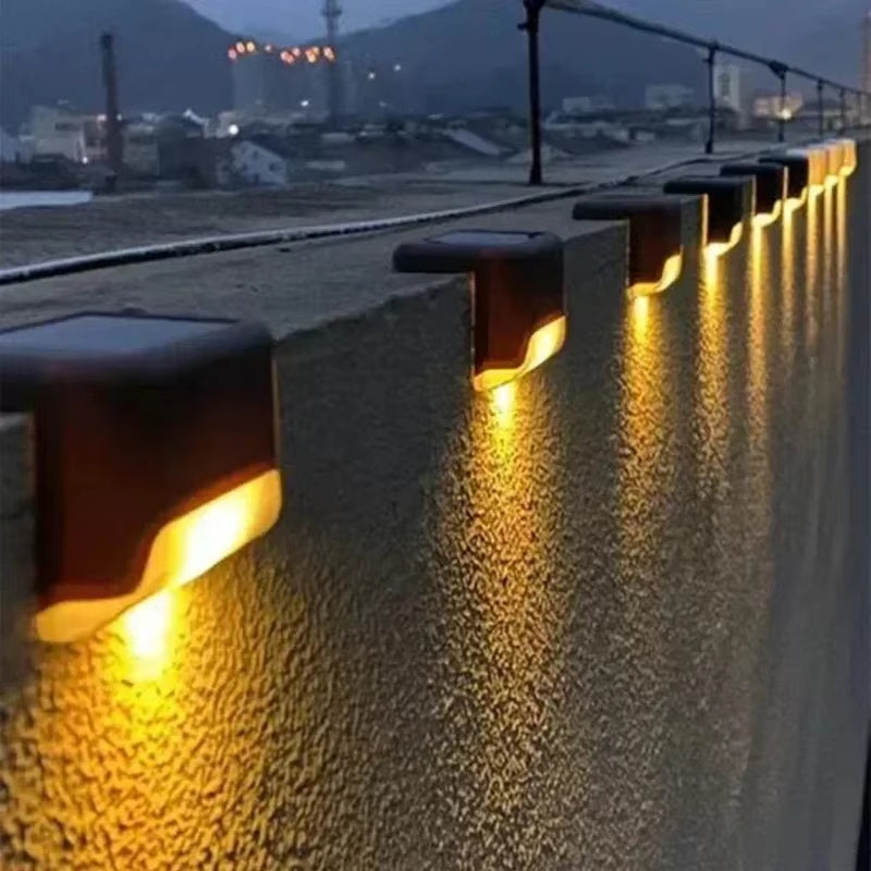 4 Solar LED Outdoor Lights – Stairs, Deck & Patio